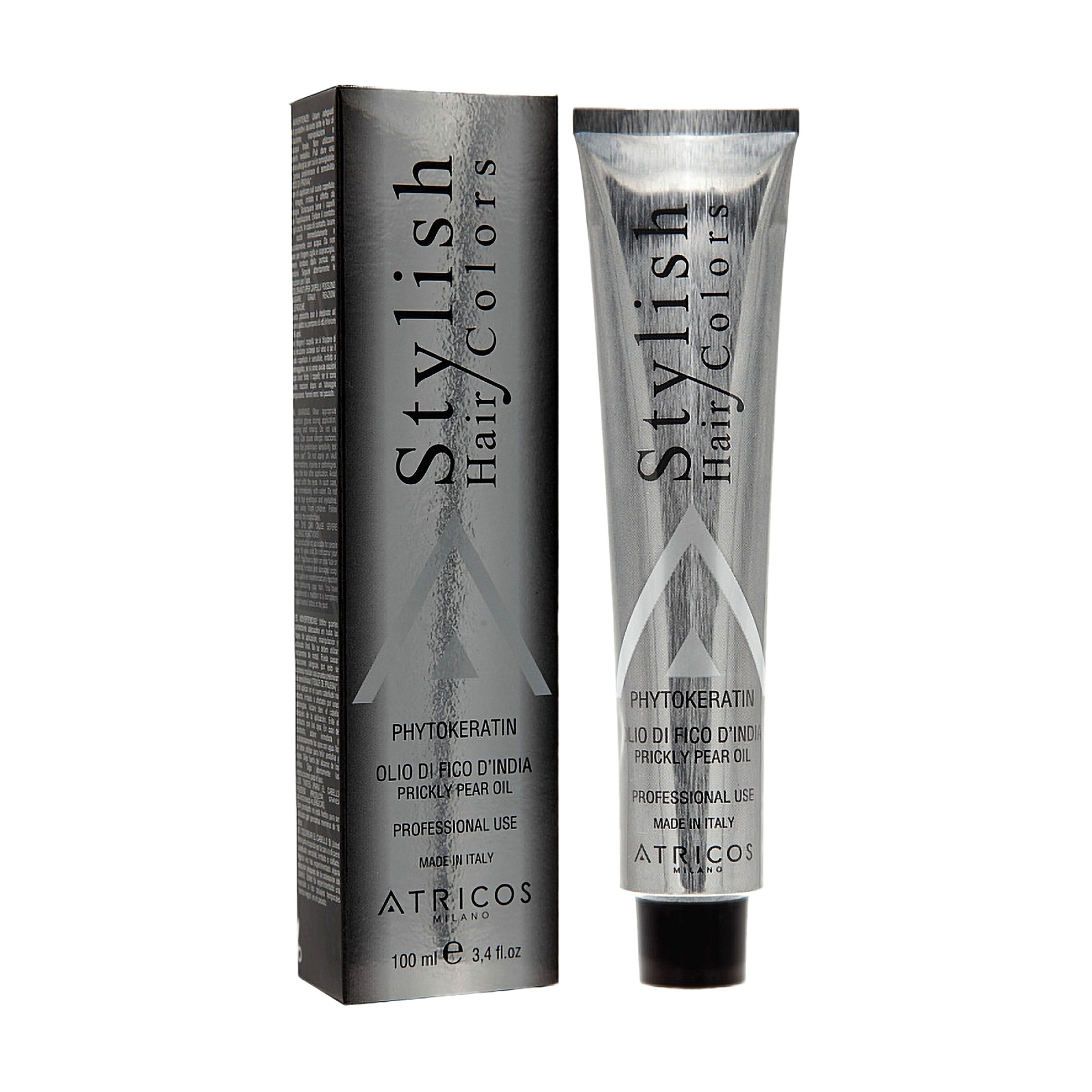 Перманентна крем-фарба для волосся Atricos Milano Stylish Hair Color 7.5 Mahogany Blonde, 100 мл